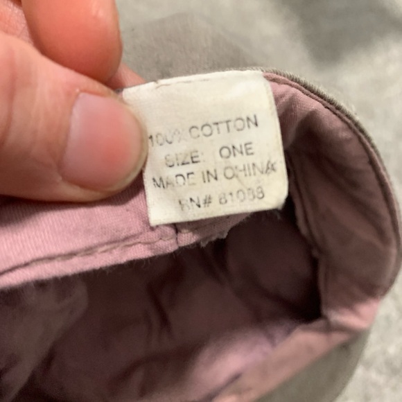 Y2K Style Gray Military Emo Hat - Picture 6 of 6